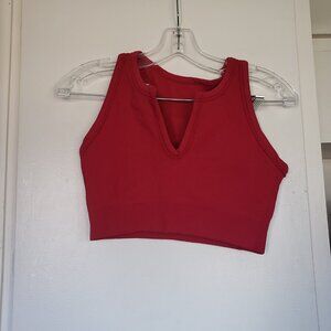 Red Crop Top